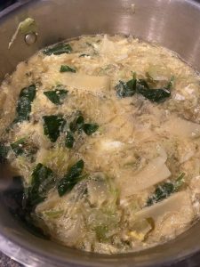 Asian Veggie and Seaweed Noodle Soup