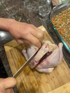 Chicken with Millet Stuffing