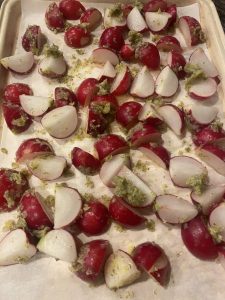 Roasted Radishes with Dill