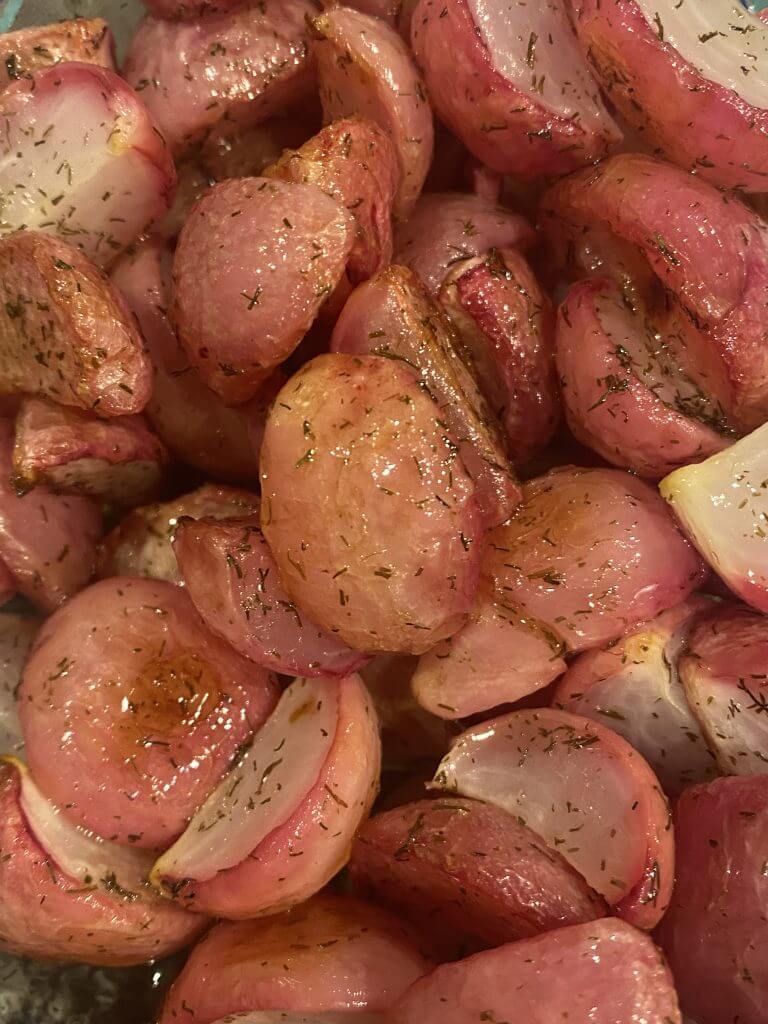 Roasted Radishes with Dill Lectin Free Recipes