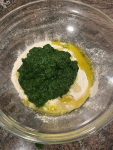 Cassava Spinach Tortillas