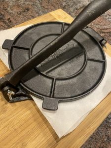 Cassava Spinach Tortillas