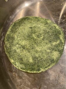 Cassava Spinach Tortillas