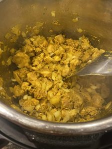 Cumin Sweet Potatoes with Chicken