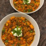 Cumin Sweet Potatoes with Chicken