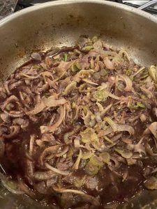 Pork Loin Roast with Fennel and Red Wine Reduction