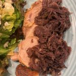 Pork Loin Roast with Fennel and Red Wine Reduction