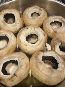 Roasted Mushrooms with Dijon and Romano