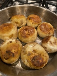 Roasted Mushrooms with Dijon and Romano