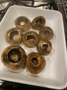 Roasted Mushrooms with Dijon and Romano