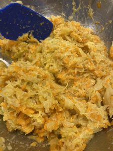 Sweet Potato and Cabbage Pancakes