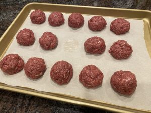 Bison Baked Meatballs