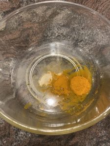 Roasted Walnuts with Turmeric