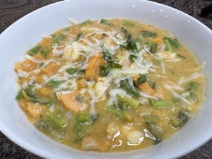 Shrimp, Sweet Potato, and Chickpea Stew